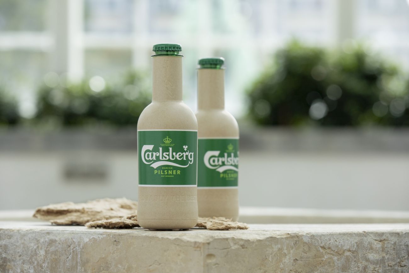 Carlsberg - Papierova fľaša